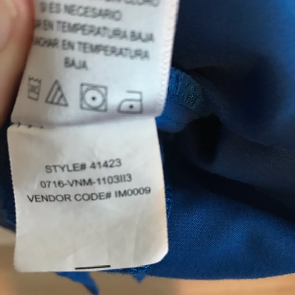 Grey's Anatomy Active Scrub Top Royal Blue M - Picture 8 of 9